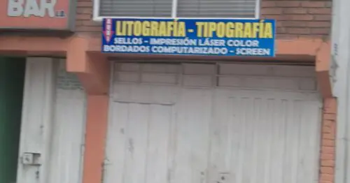 LITOGRAFIA  TIPOGRAFIA BOGOTÁ